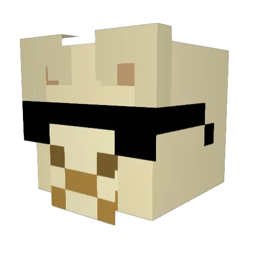 KatieKrueger69 Minecraft avatar head, 3D render