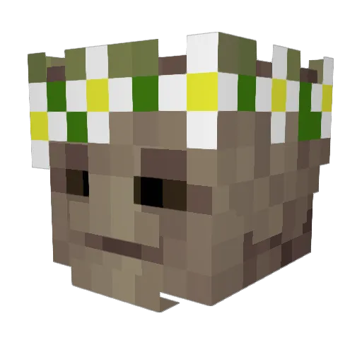 KatieMayFord Minecraft avatar head, 3D render