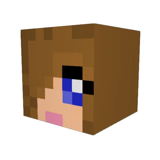 KatieS1991 Minecraft avatar head, 3D render
