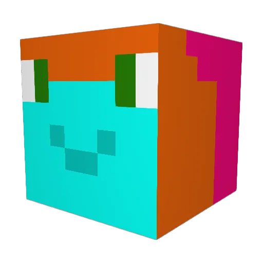 KatieSnediker Minecraft avatar head, 3D render