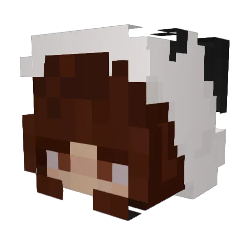 Katie_Dee Minecraft avatar head, 3D render