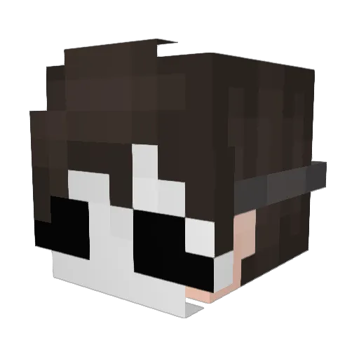Katiekat2013 Minecraft avatar head, 3D render