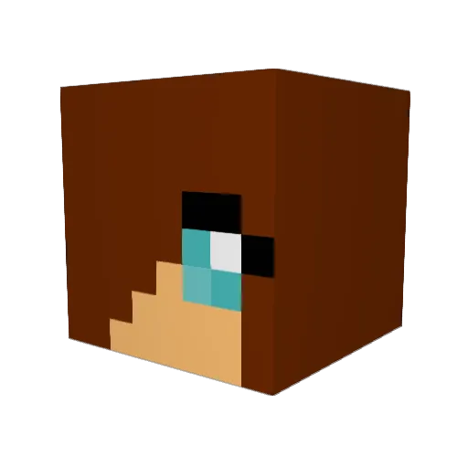 Katlyn26 Minecraft avatar head, 3D render