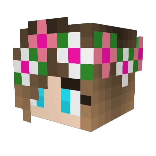 Katlyn_Miller Minecraft avatar head, 3D render