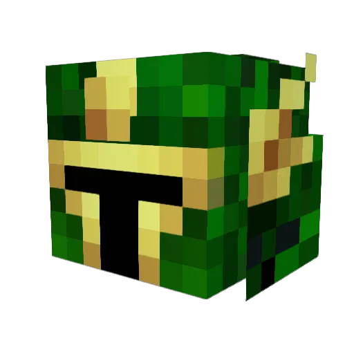 Katmandu4 Minecraft avatar head, 3D render