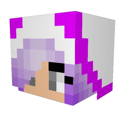 KatnissISCool Minecraft avatar head, 3D render
