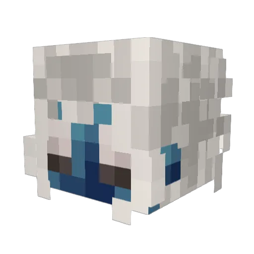 KatoKazuhito Minecraft avatar head, 3D render