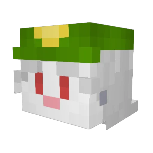 KatoKitoji Minecraft avatar head, 3D render