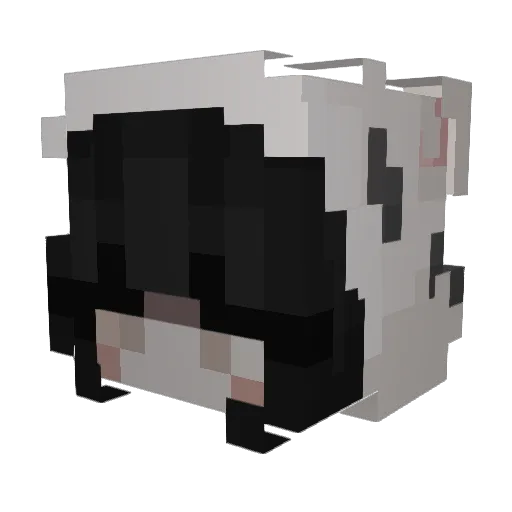 Katokyjiku Minecraft avatar head, 3D render
