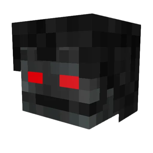Katopiasz Minecraft avatar head, 3D render