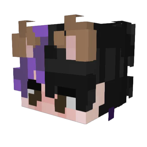 Katowolf99 Minecraft avatar head, 3D render