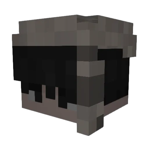 Katozai Minecraft avatar head, 3D render