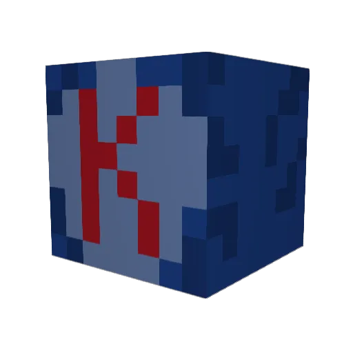 Katphin_blade Minecraft avatar head, 3D render