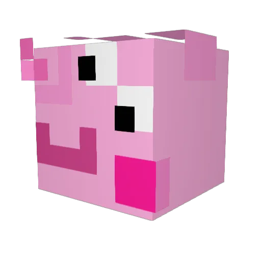KatrinaCancer Minecraft avatar head, 3D render