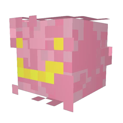 Katrina_18 Minecraft avatar head, 3D render