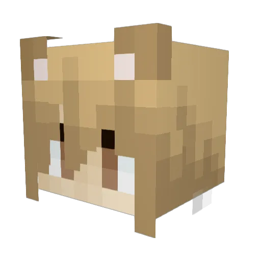 KatrineYouko Minecraft avatar head, 3D render