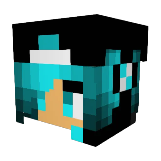 Katrine_sm Minecraft avatar head, 3D render