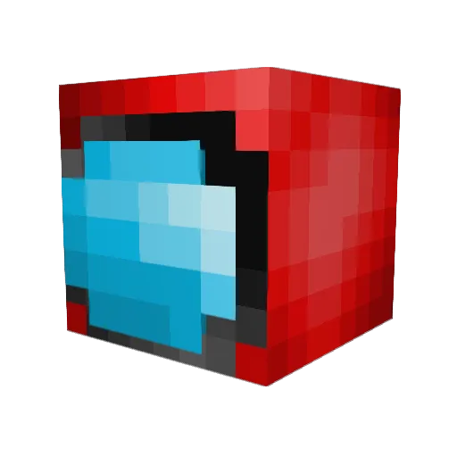 Katrouille Minecraft avatar head, 3D render