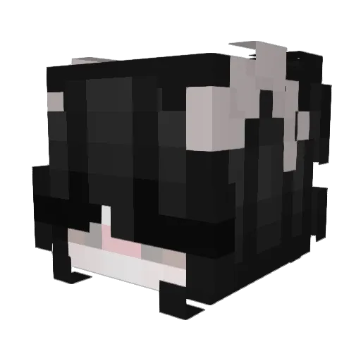 Katsu_37 Minecraft avatar head, 3D render