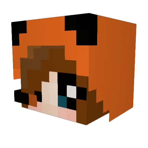 Katsu_Yuk Minecraft avatar head, 3D render