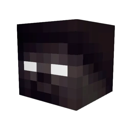 Katsuh_ Minecraft avatar head, 3D render