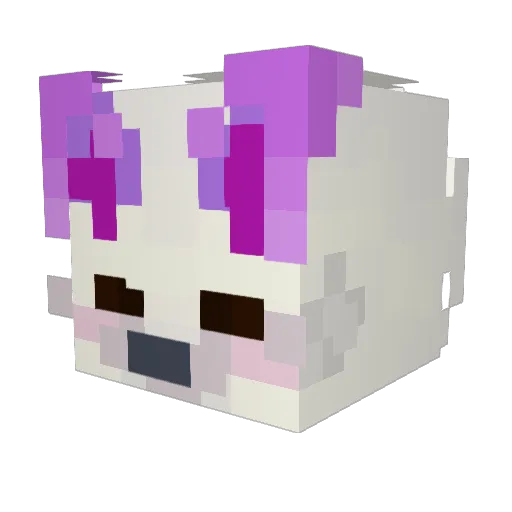 Katten_R3 Minecraft avatar head, 3D render