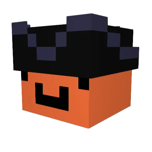 Kattis12 Minecraft avatar head, 3D render