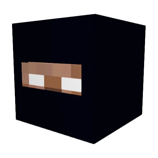 KatyPain Minecraft avatar head, 3D render