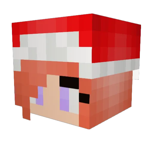 KatyPerryPerform Minecraft avatar head, 3D render