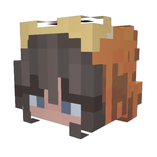 Katy_Lynn Minecraft avatar head, 3D render