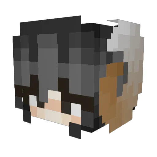 Katylou605 Minecraft avatar head, 3D render