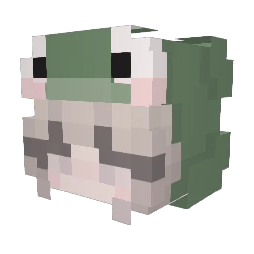 Katyshonook11 Minecraft avatar head, 3D render