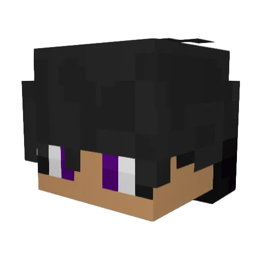 Katz1002 Minecraft avatar head, 3D render