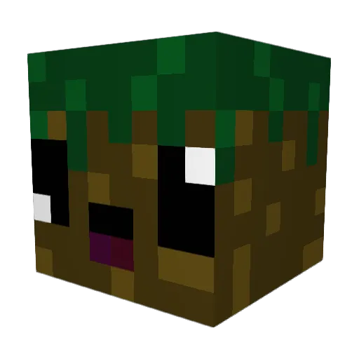 Katze343 Minecraft avatar head, 3D render