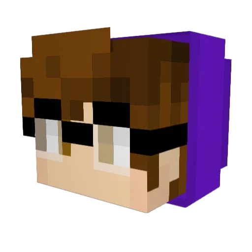 Katze_69 Minecraft avatar head, 3D render
