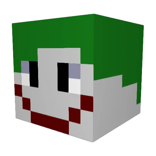 KauaBatista Minecraft avatar head, 3D render