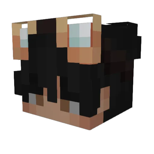 KauaCE Minecraft avatar head, 3D render