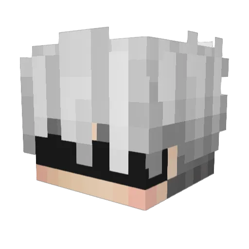Kauanz69 Minecraft avatar head, 3D render