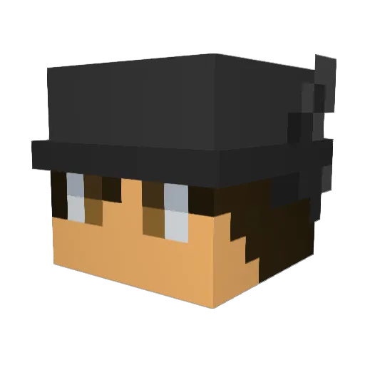 Kauanzs081 Minecraft avatar head, 3D render