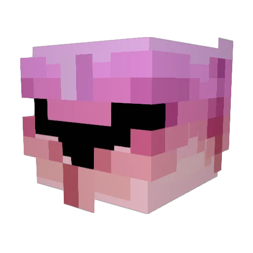 KaulTheMystic Minecraft avatar head, 3D render