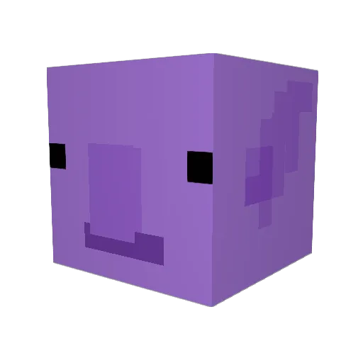 Kauwmans Minecraft avatar head, 3D render