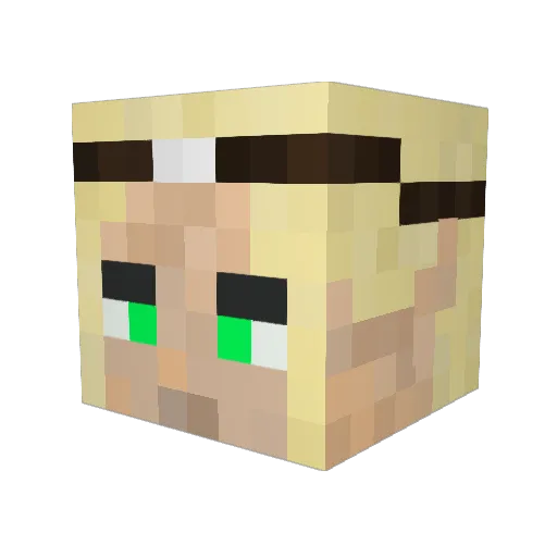 Kavalor3230 Minecraft avatar head, 3D render