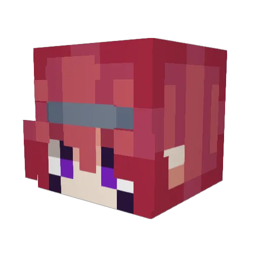 Kavarem Minecraft avatar head, 3D render