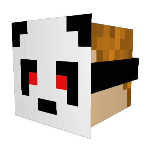 Kavemanns Minecraft avatar head, 3D render