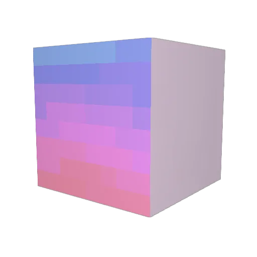 KavirocksUwUGirl Minecraft avatar head, 3D render