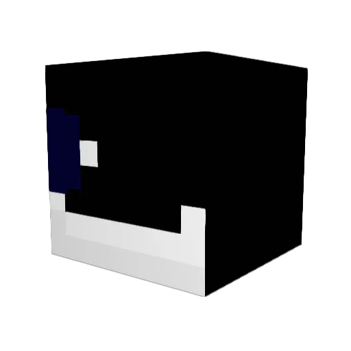 Kavman69 Minecraft avatar head, 3D render