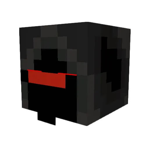 Kavsoot Minecraft avatar head, 3D render