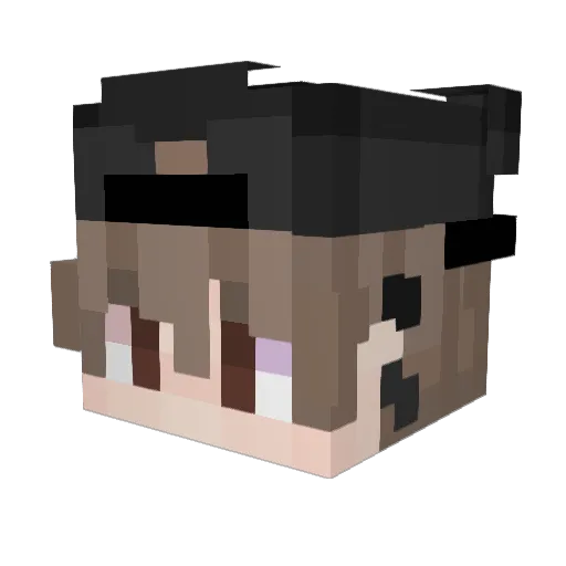 Kavunn Minecraft avatar head, 3D render