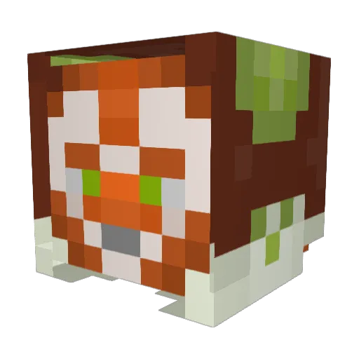Kavvok Minecraft avatar head, 3D render
