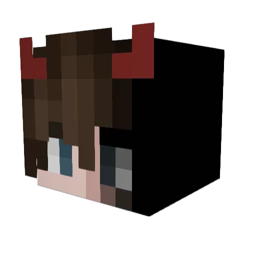 Kavyansh Minecraft avatar head, 3D render
